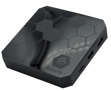 BuzzTV Classic Android 11 Box Wifi LAN Bluetooth Fernbedienung