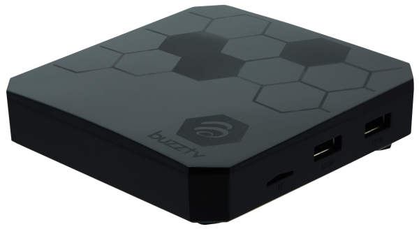 BuzzTV Classic Android 11 Box Wifi LAN Bluetooth Fernbedienung