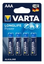 Varta Longlife Power Alkaline AAA Micro 1,5V / 4er Blister / V4903